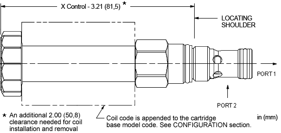 DFBD : FLeX Series, 2-way, 2-stage, solenoid-operated directional poppet valve with reverse flow check - flow 2-1