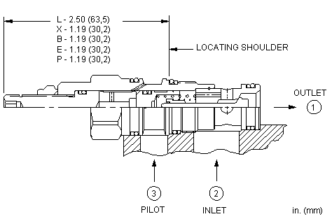 CKCD : Pilot-to-open check valve with sealed pilot