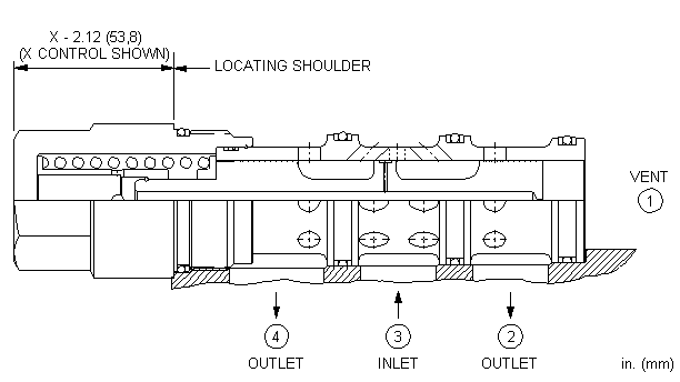 DSIY : 3 Voies, 2 Positions, commutation par déblocage du drain déviateur Valve, Normalement Ouvert 