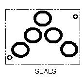 990120003 : Pochette de joints Viton pour bloc modulaire Cetop 05 piloté (USA)